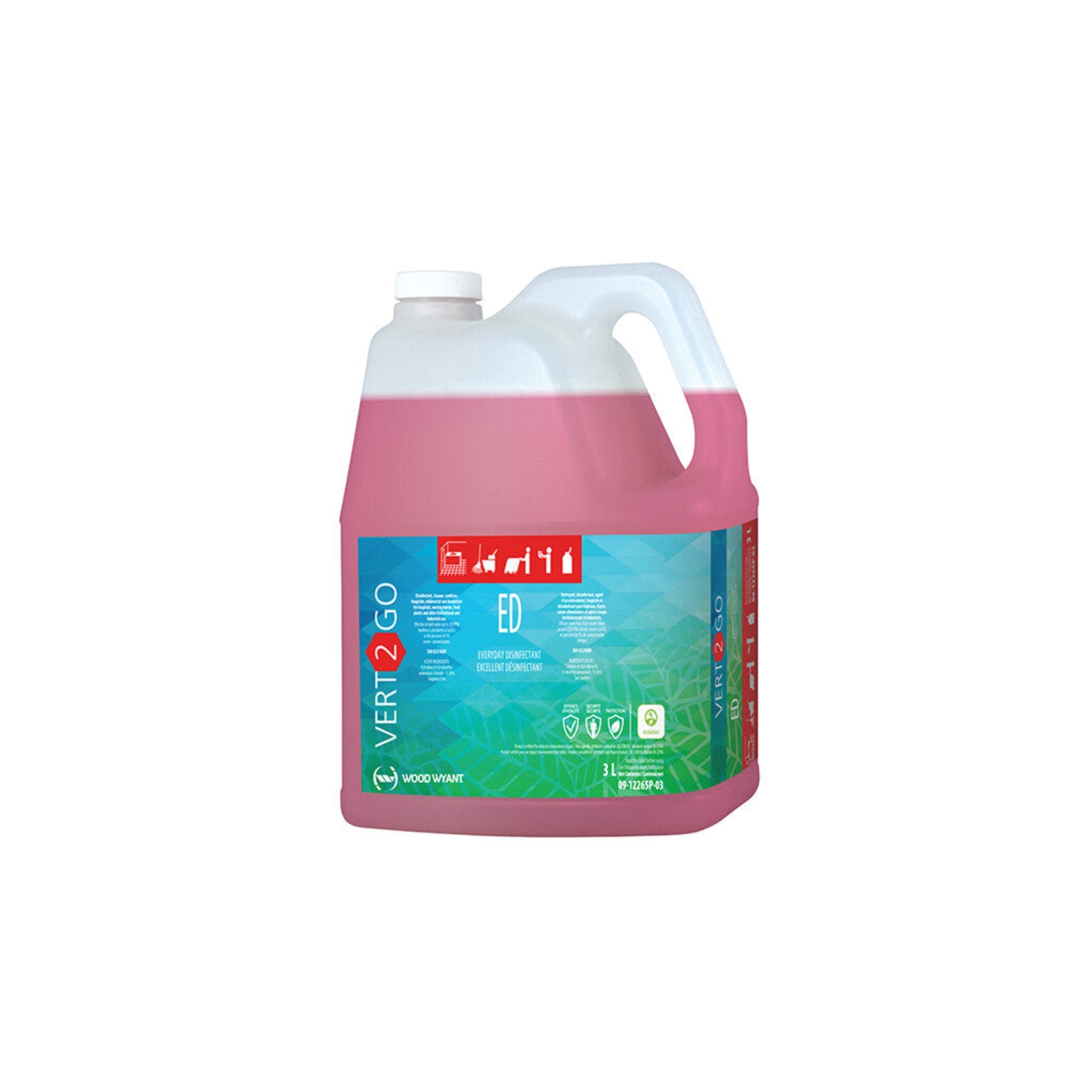 Vert2Go ED Cleaner & Disinfectant PRO+FIL 3 L