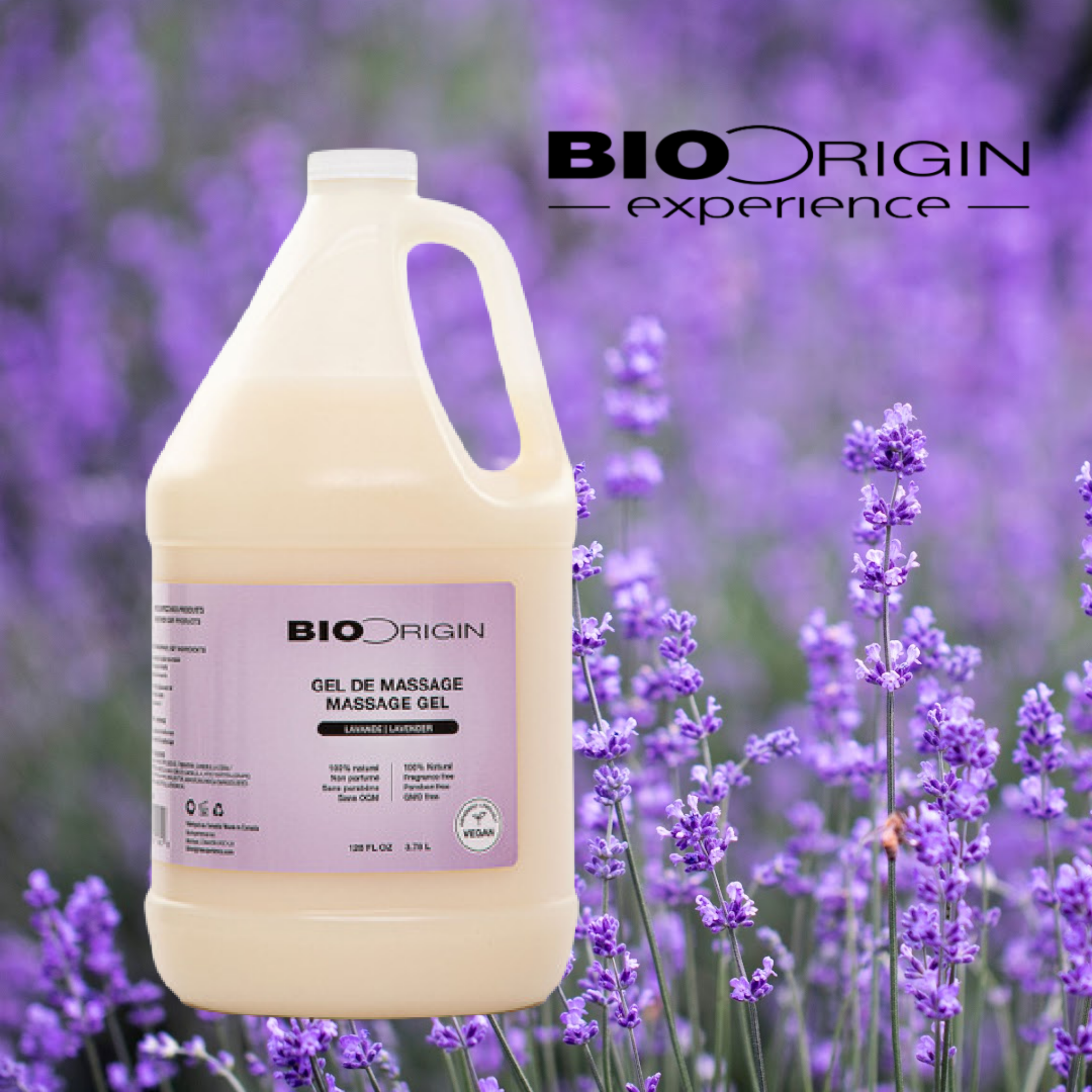 BIO ORIGIN Massage Gel – Lavender - Made In Canada