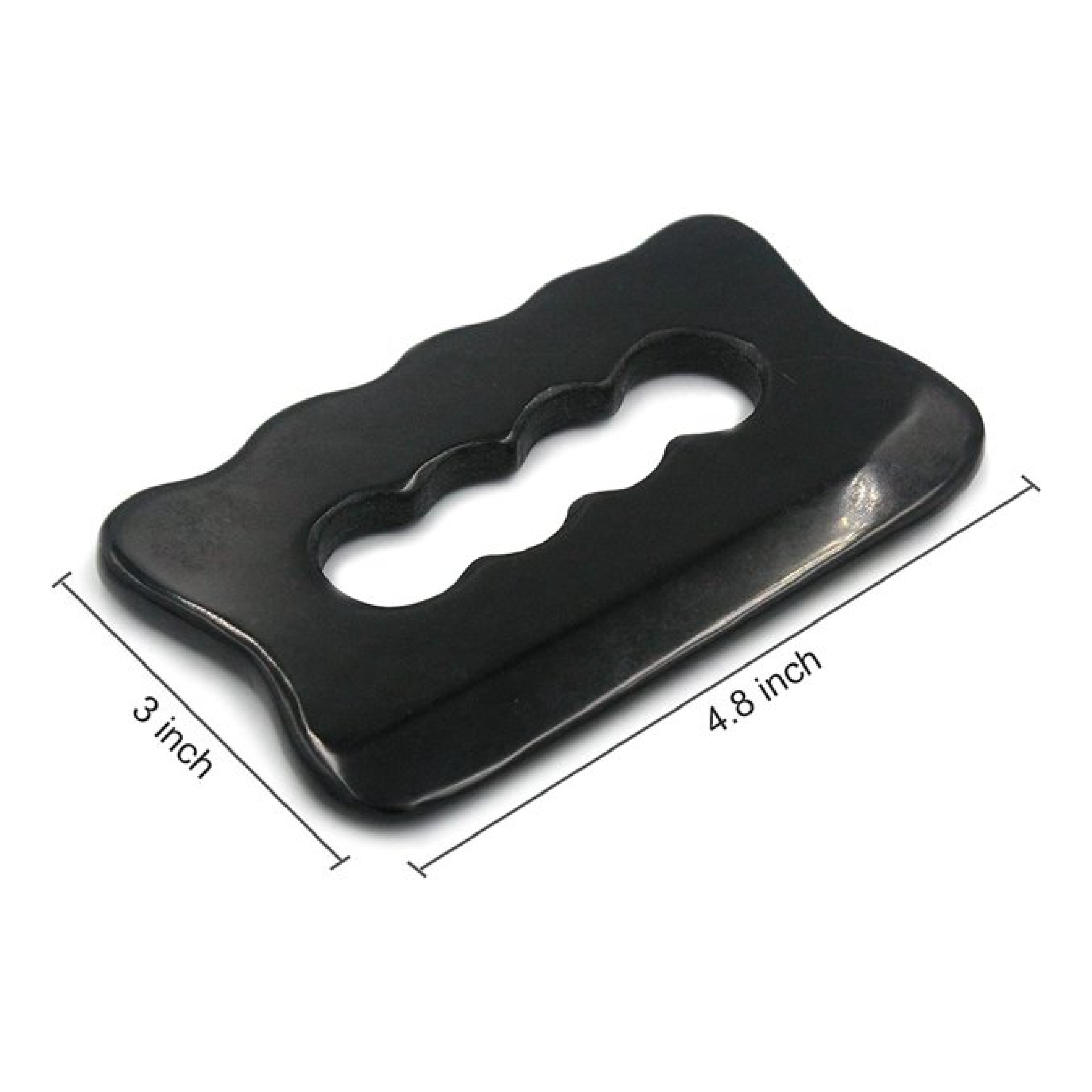 Gua Sha Stone - Four Finger Rectangle - Bian