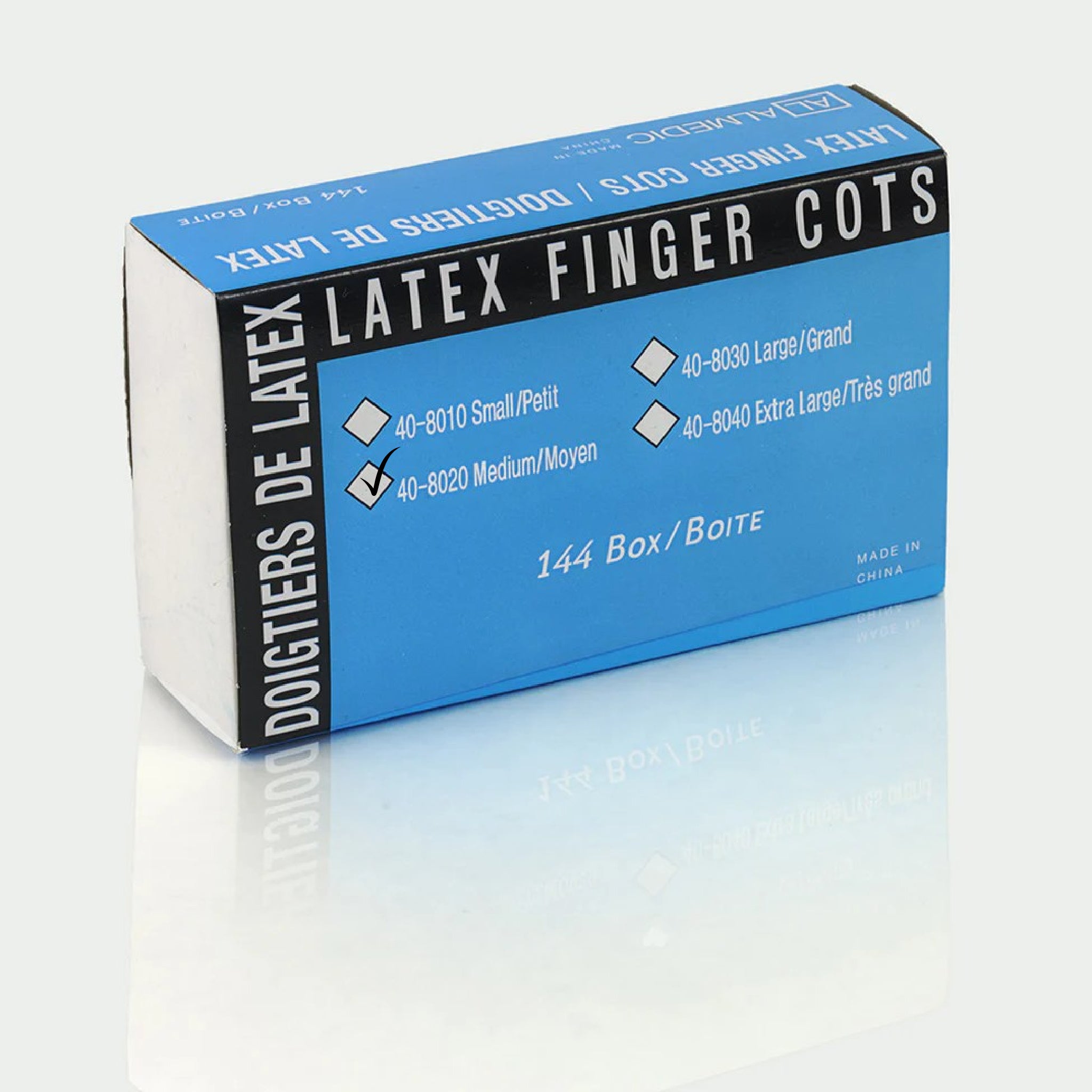 Finger Cots - Latex - Powder Free - Pre-rolled - 144 Count