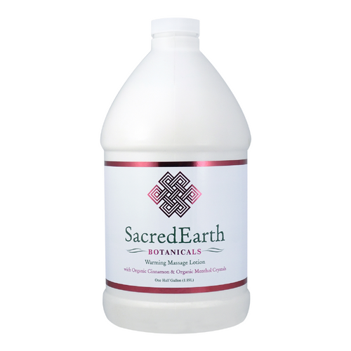 Sacred Earth Warming Lotion - Half Gallon