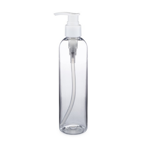 PET Plastic Pump Bottle Bullet 240 ml