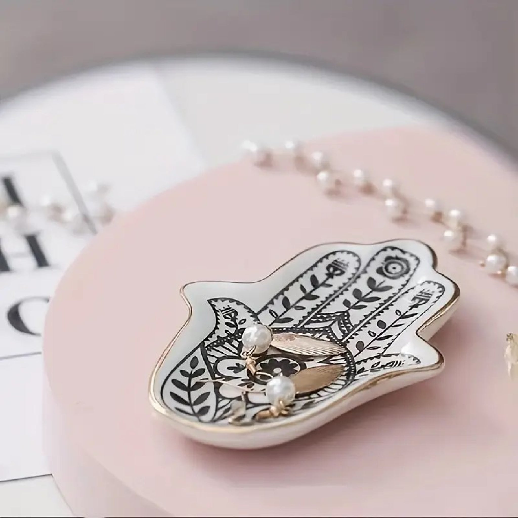 Jewellery Holder - Trinket Tray - Hamsa