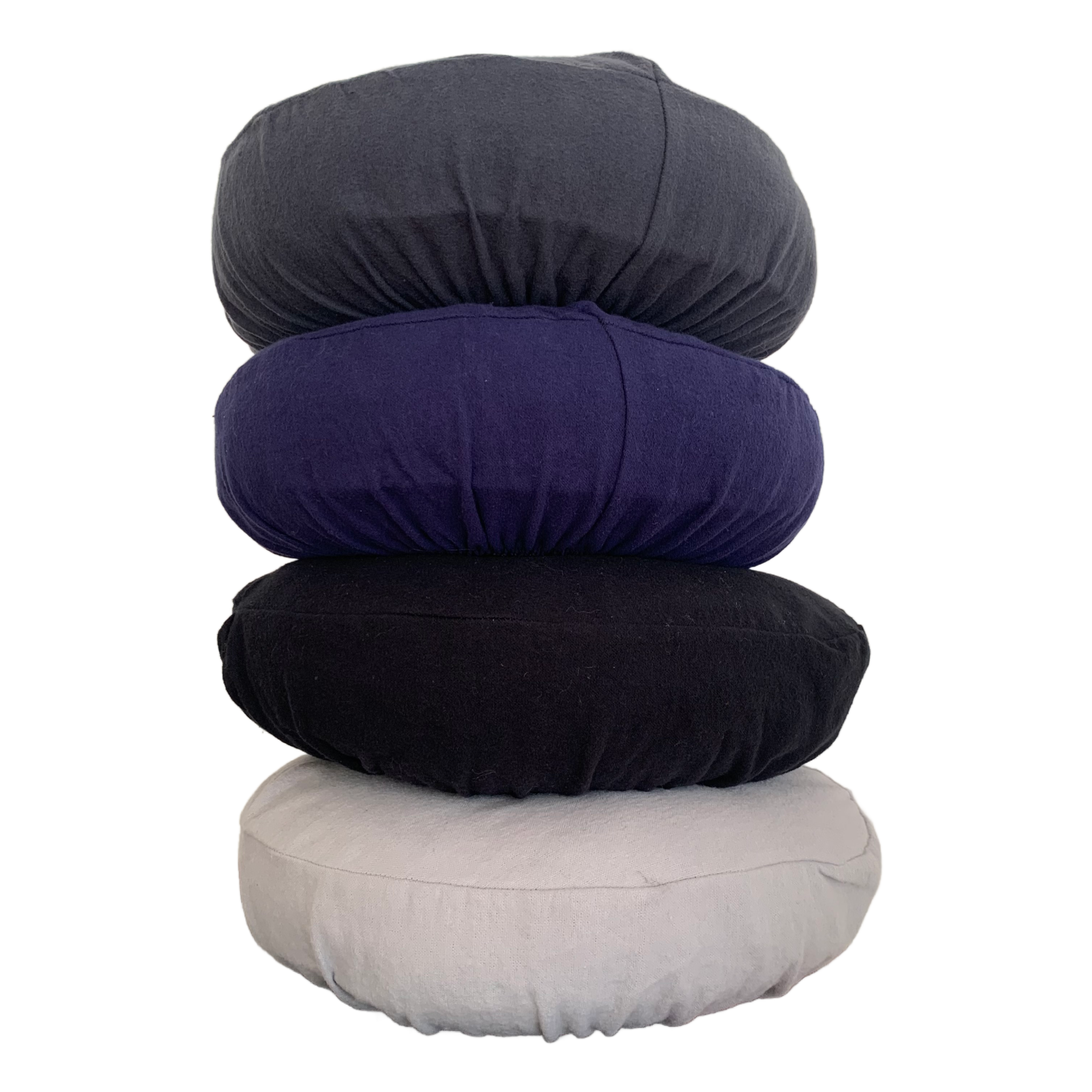 Shallow Waters Flannel Fitted Face Cradle Covers - Dark Grey, Navy Blue, Black, Light Grey