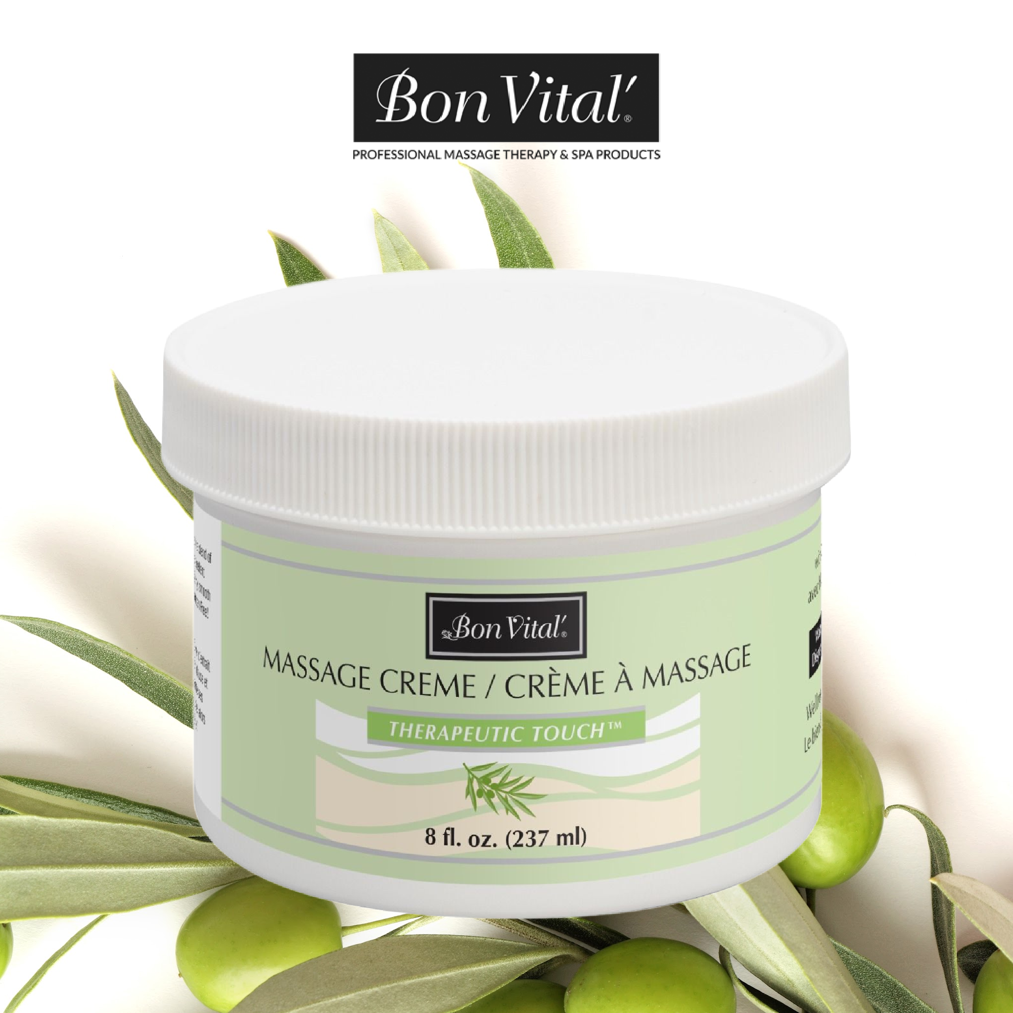 Bon Vital - Crème de Massage - Toucher Thérapeutique - Arnica