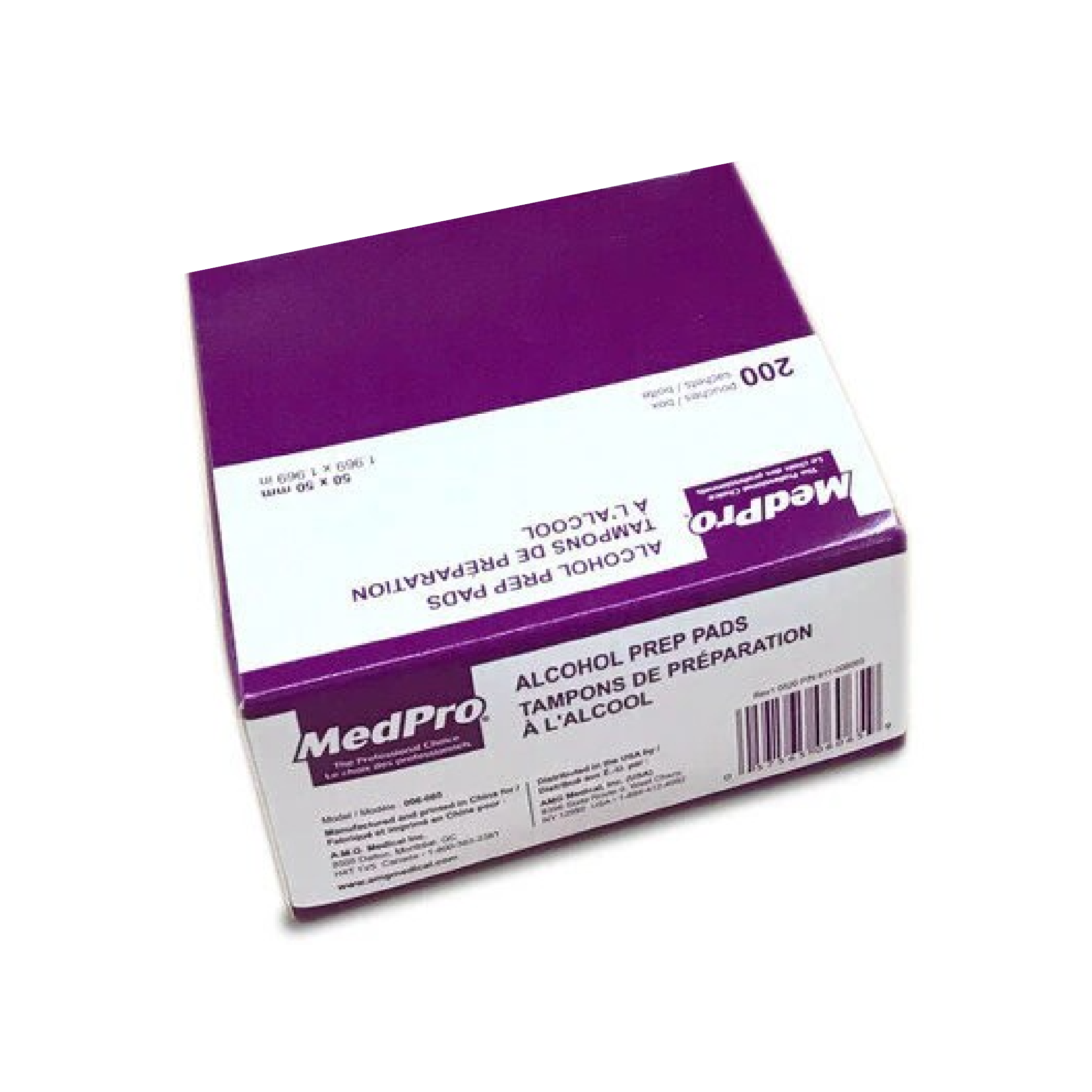Alcohol Pre Pads - MedPro - Box of 200
