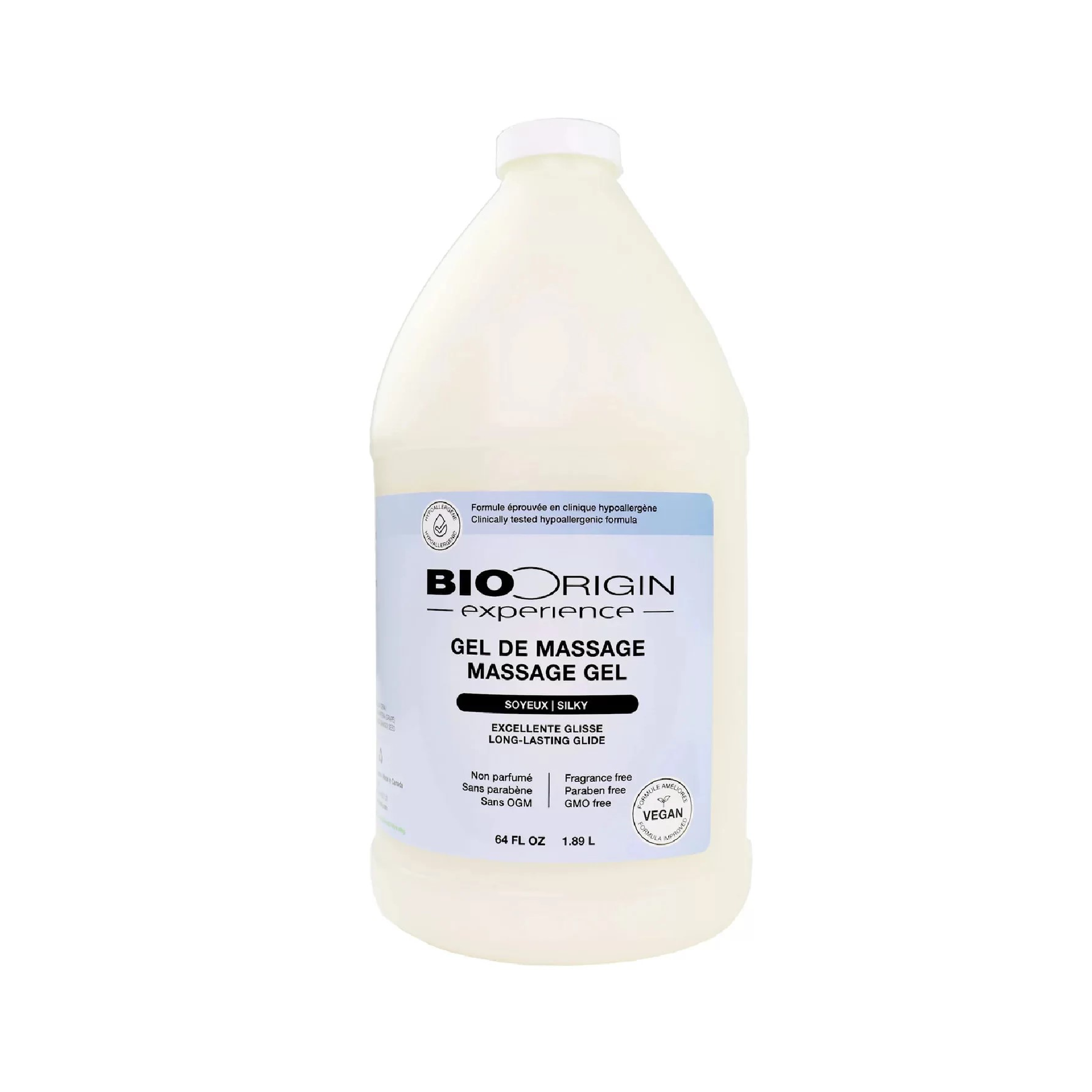 Bio Origin Silky Massage Gel 1.89 Litre