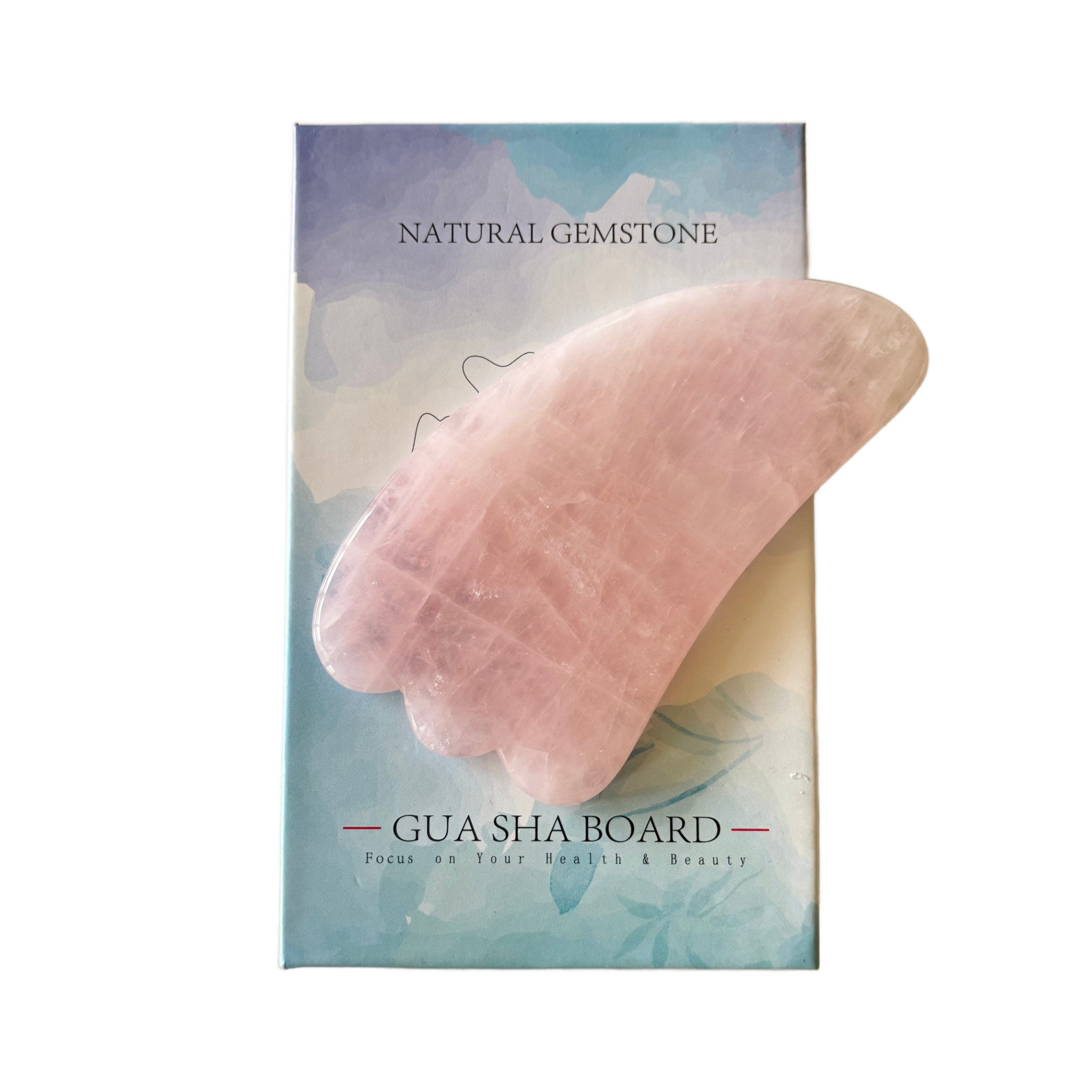 Quartz Wing Gua Sha Stone in Gift Box