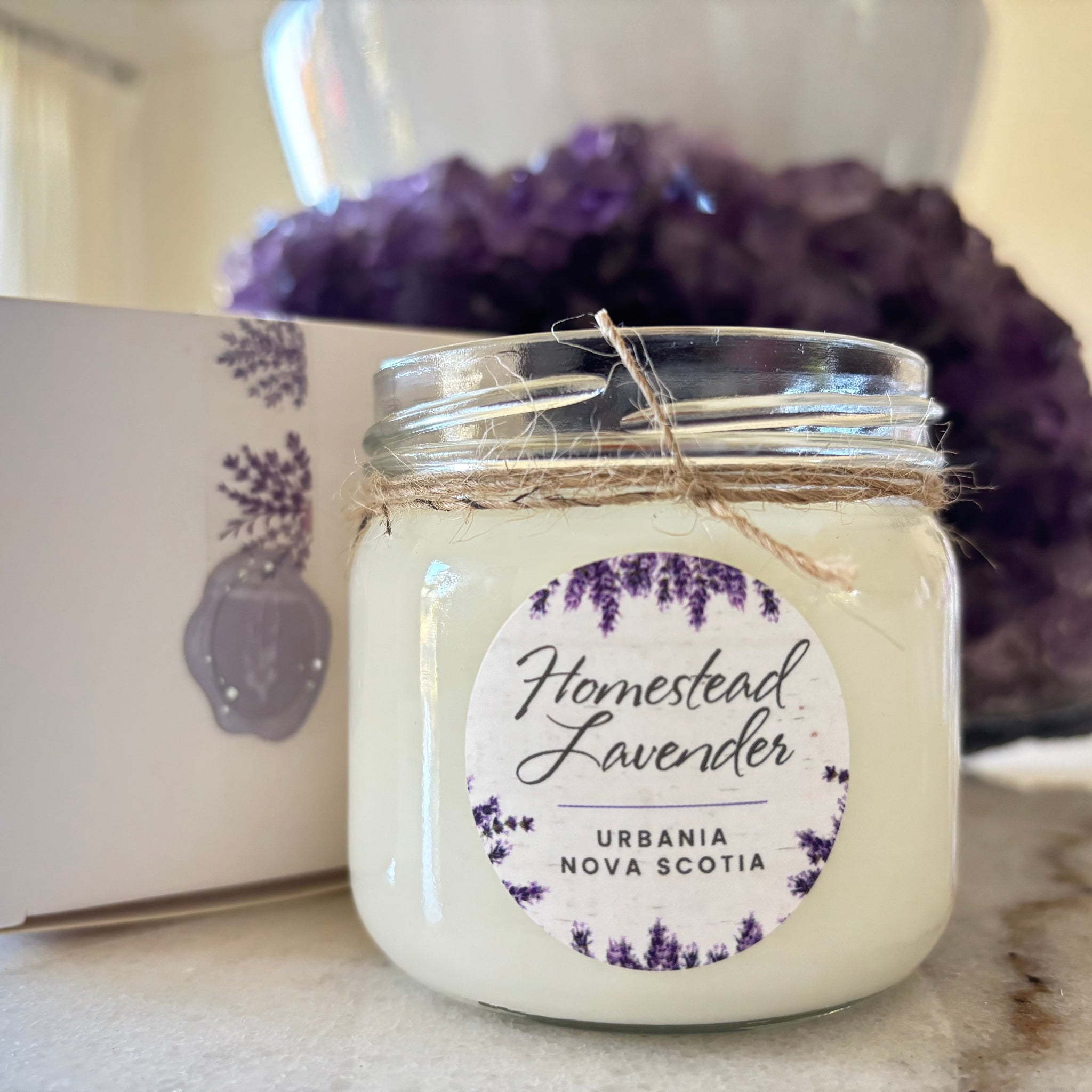 Homestead Lavender Botanical Candle