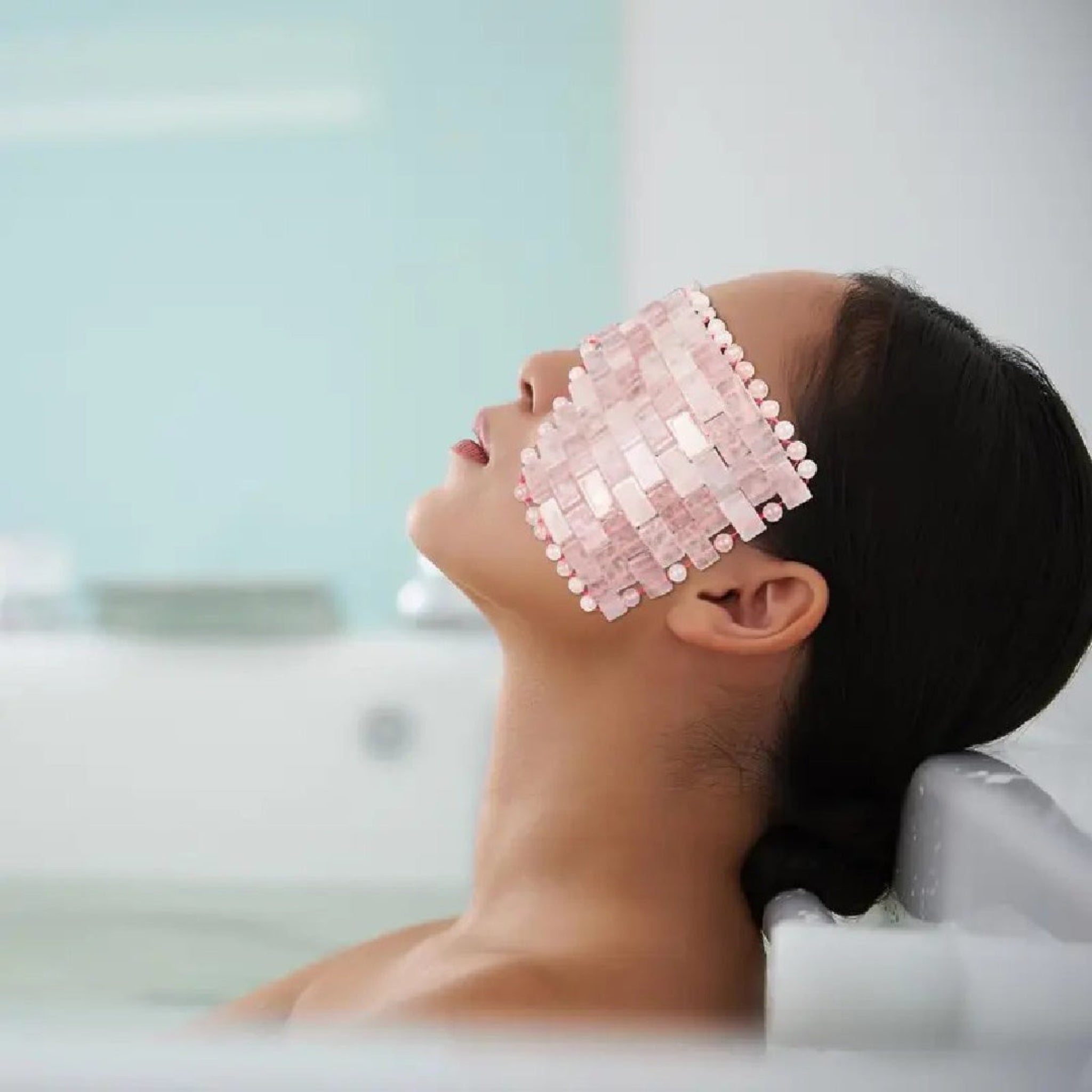 Rose Quartz Eye Mask