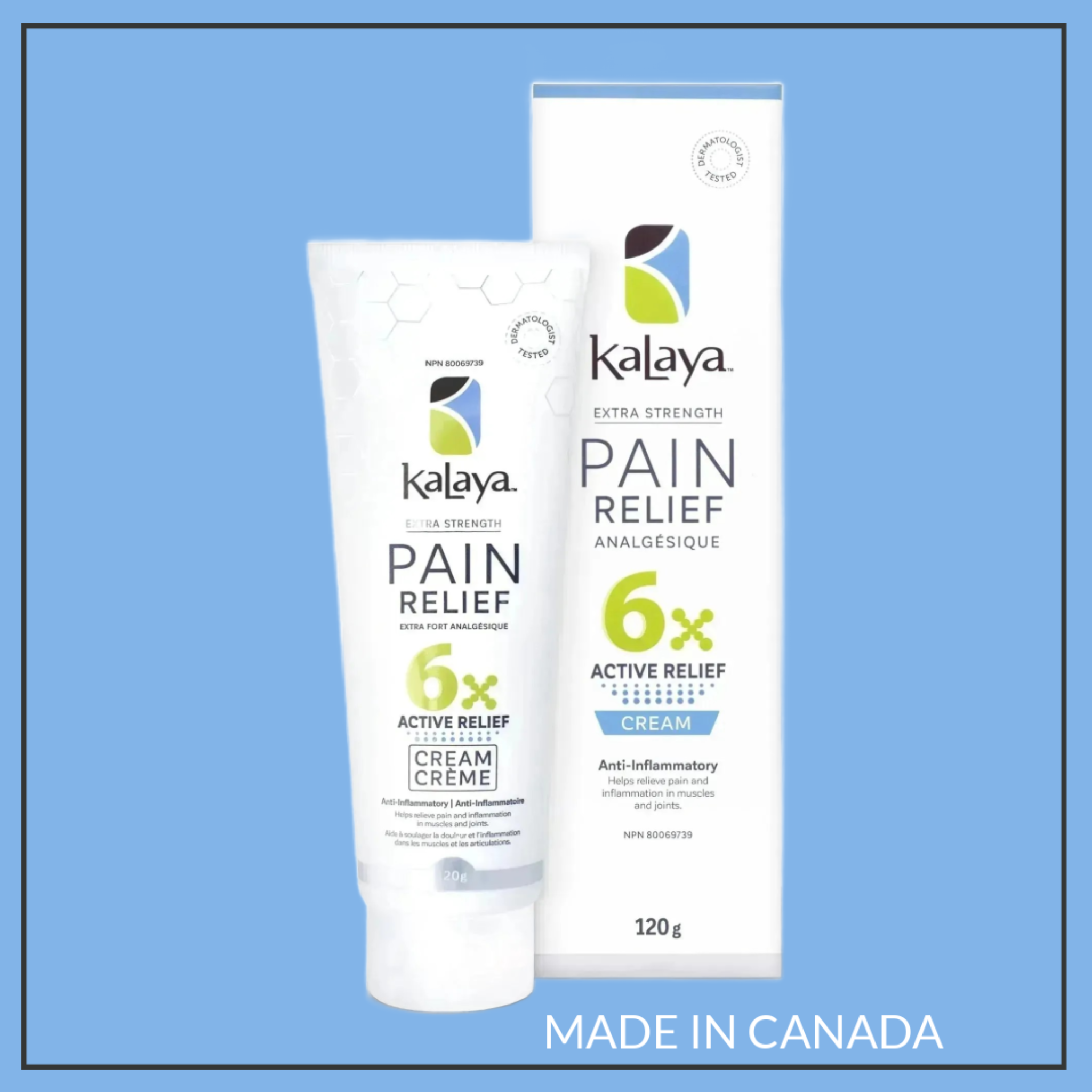 Kalaya 6x Active Relief Pain Cream