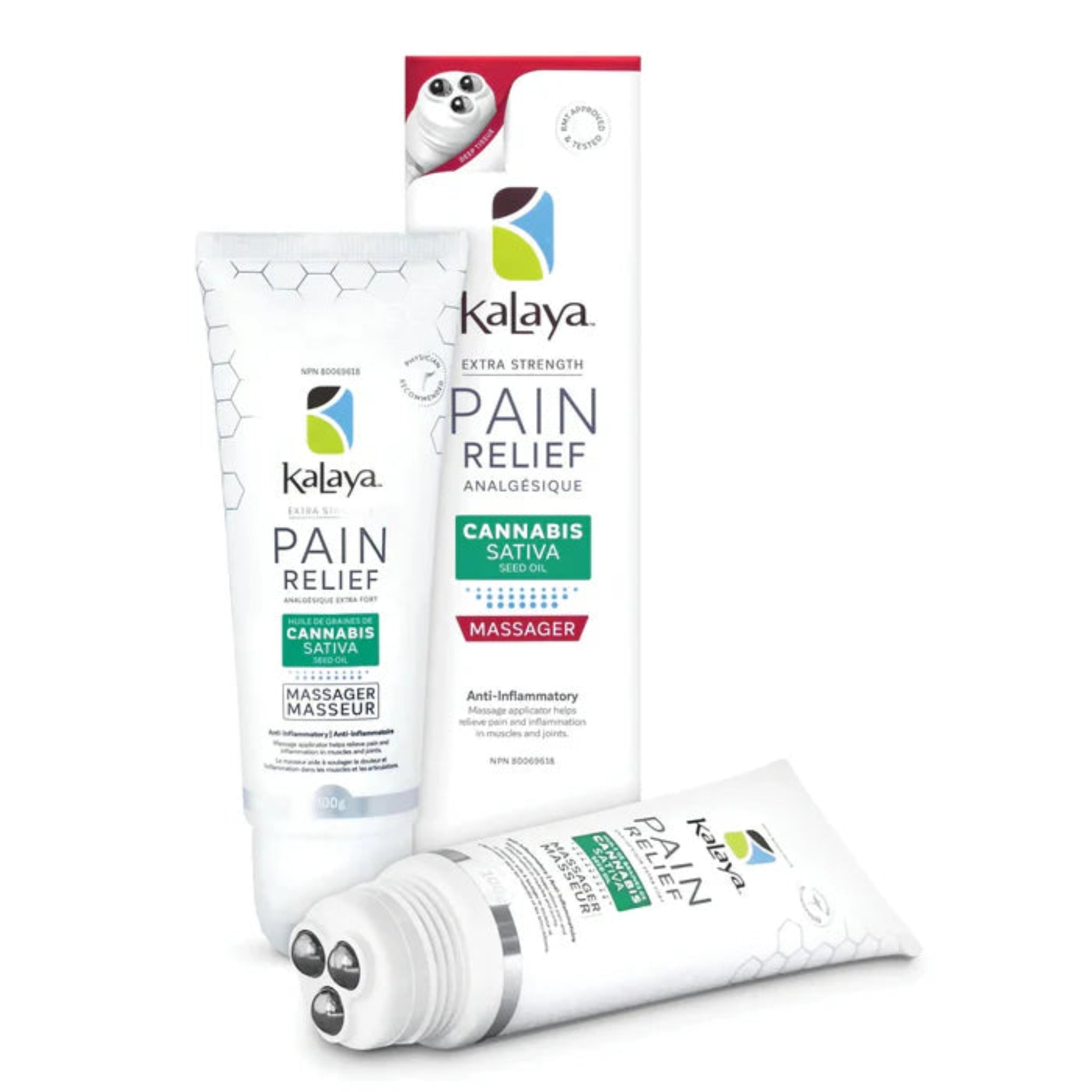 Kalaya Massager with Cannabis Sativa