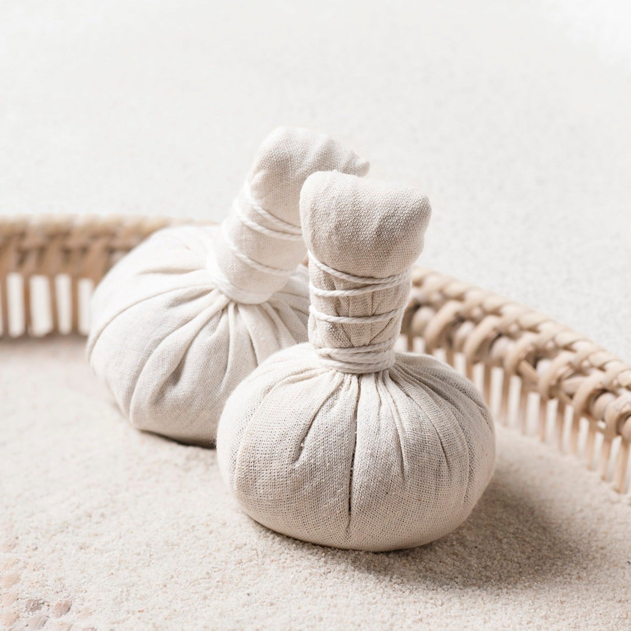 Tuiponos THALGO Sand Pouches for Lomi Lomi or Polynesian Massage