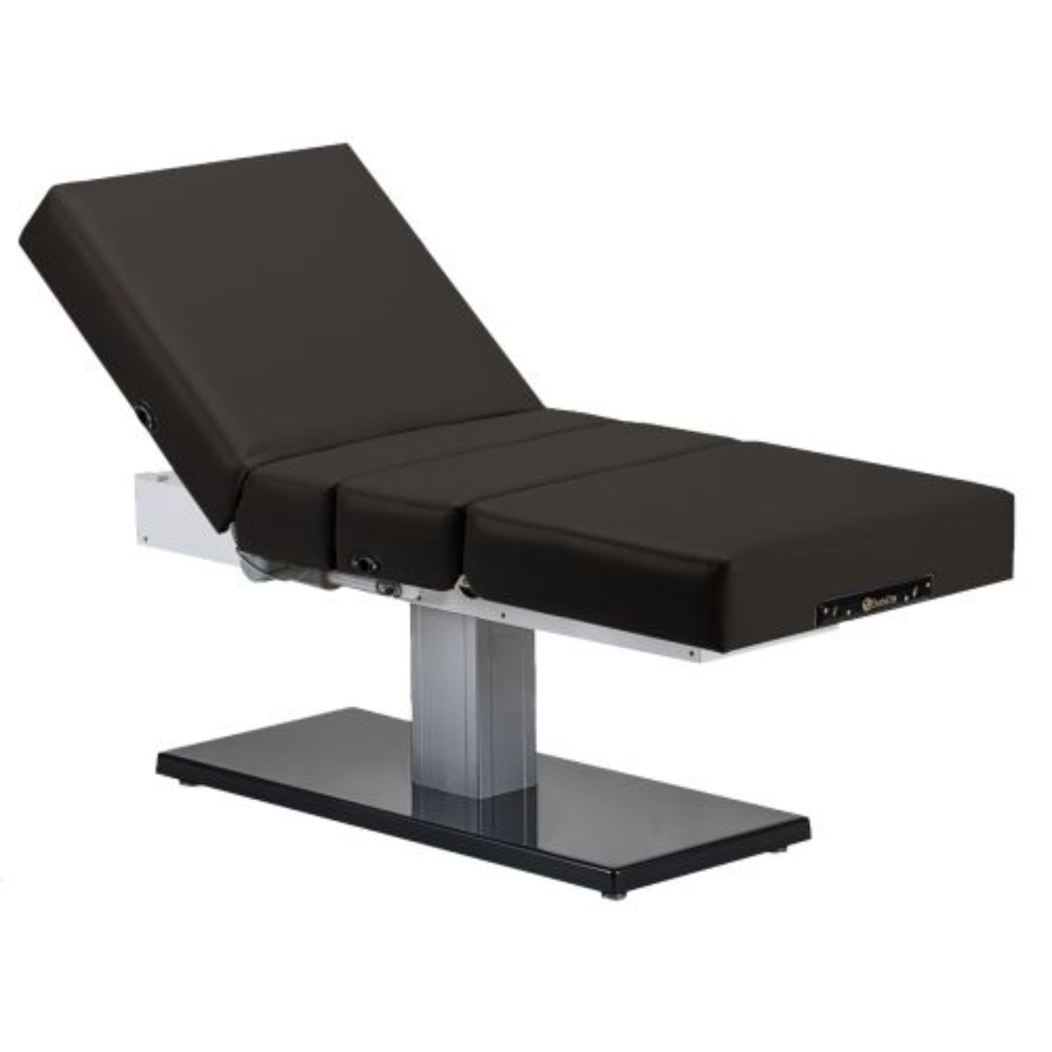 Everrest Spa Pedestal Treatment Table in Black - Electric Salon Top