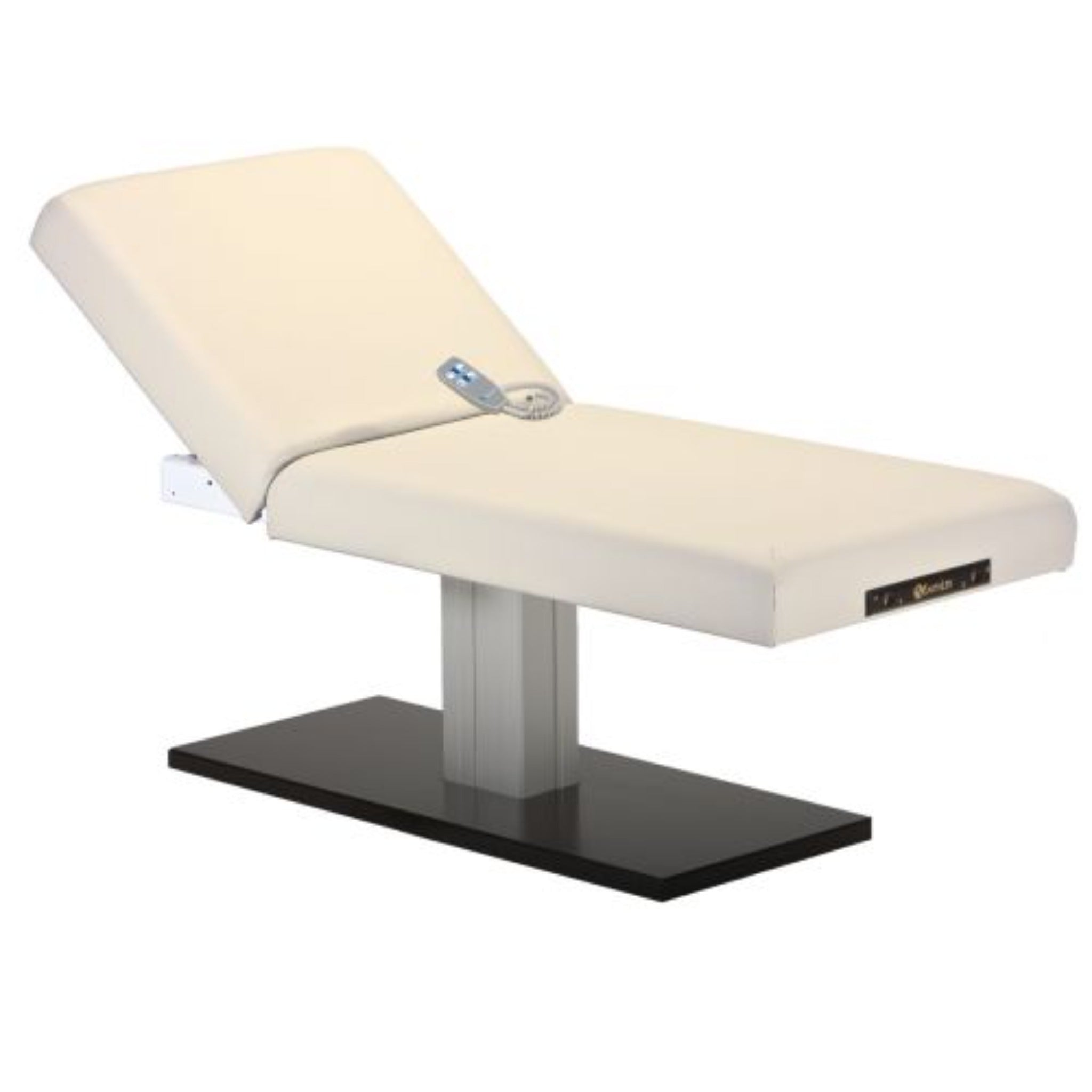 EarthLite Everest Spa Pedestal Massage Table in Vanilla Cream - Electric Lift