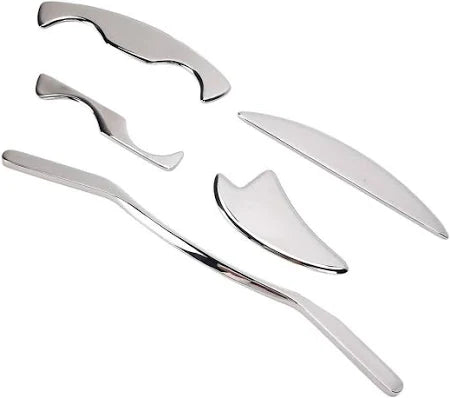 IASTM Practitioner Tools - 5 Piece Set - Stainless Steel