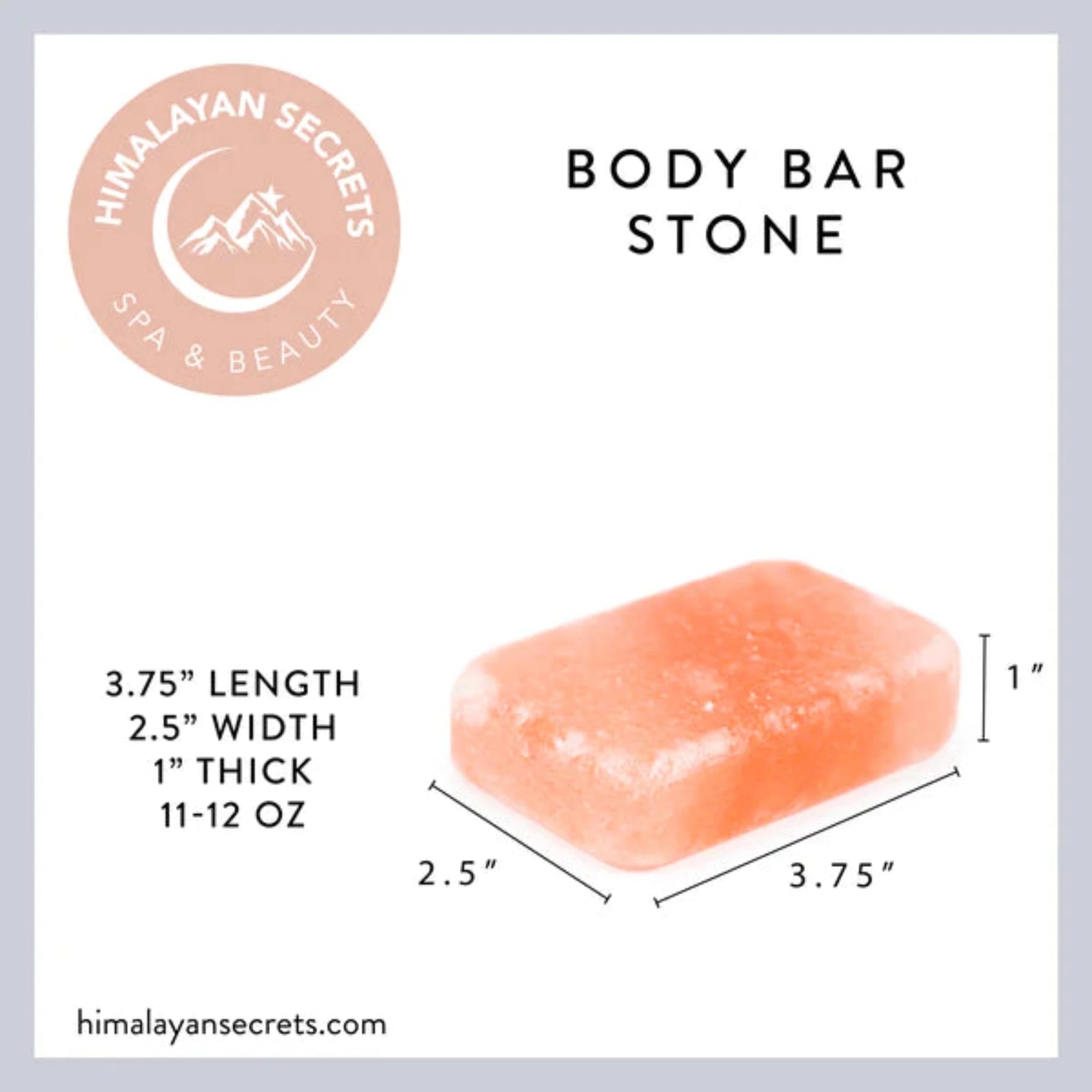 Himalayan Salt Massage Stone - Soap Bar