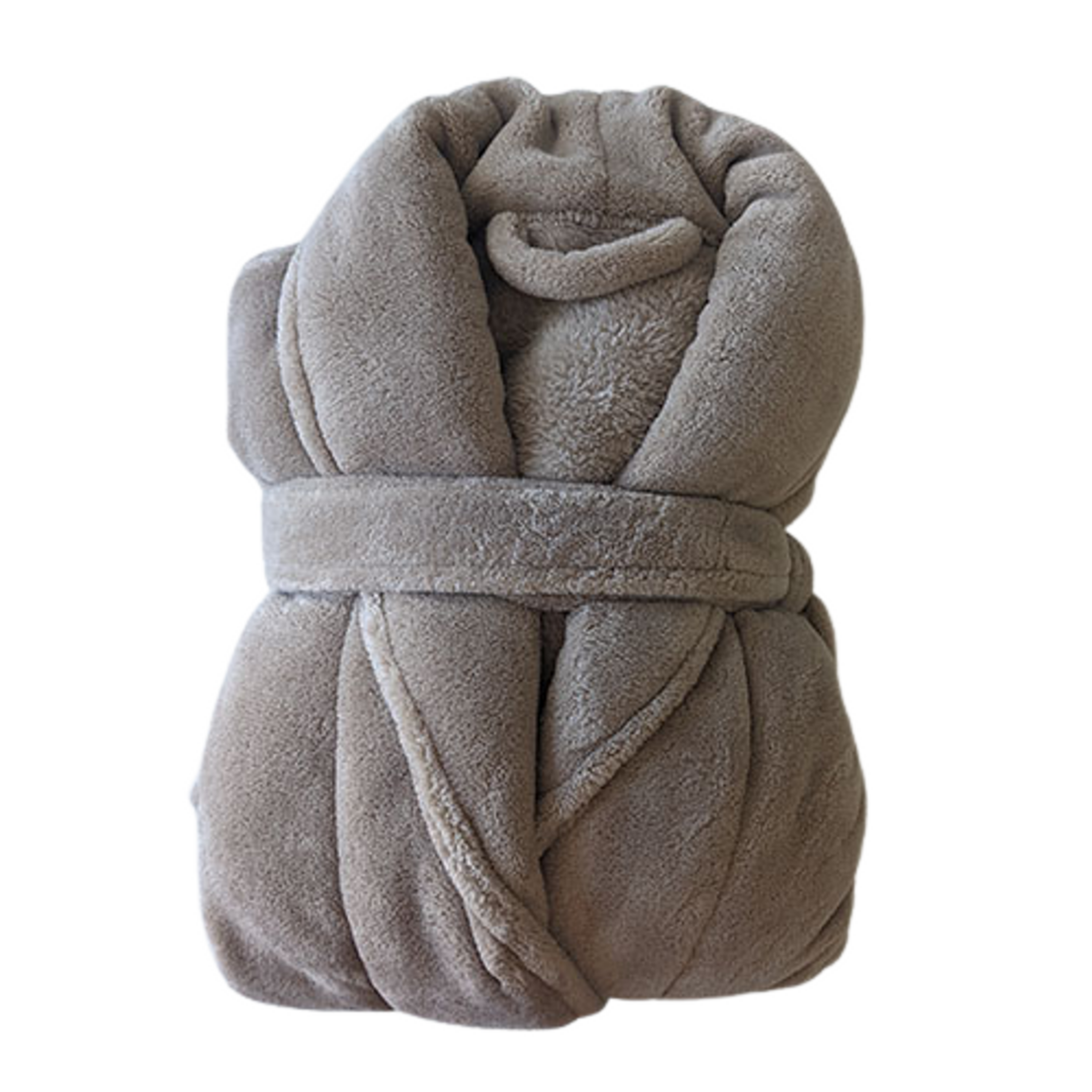 Bath Robe - Microfiber Coral Fleece - One Size - Polyester