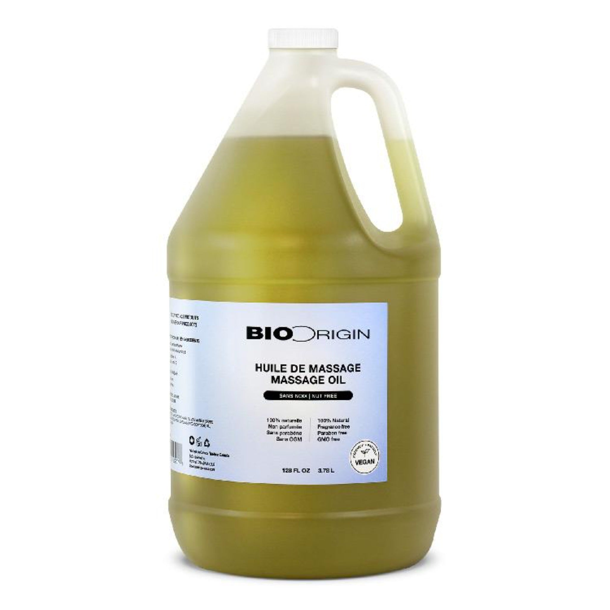 BIO ORIGIN Massage Oil - 100% Pure - Nut Free