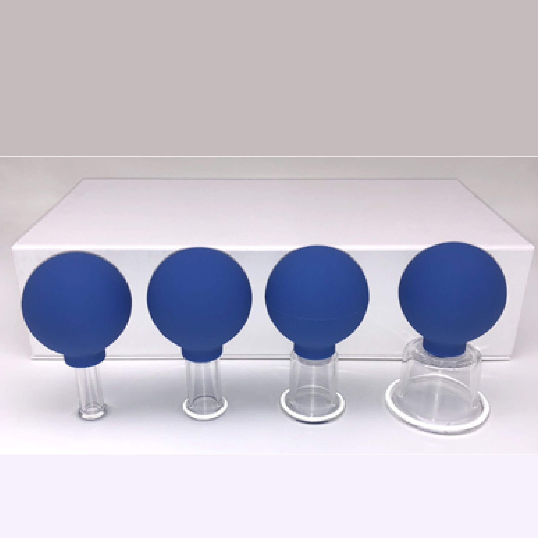 Glass Facial Cupping Set 4 Piece