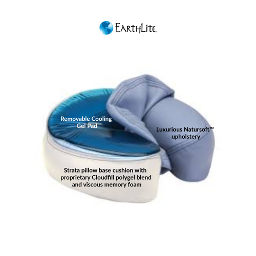 EarthLite Strata Cool Face Pillow Cushion for Massage Table