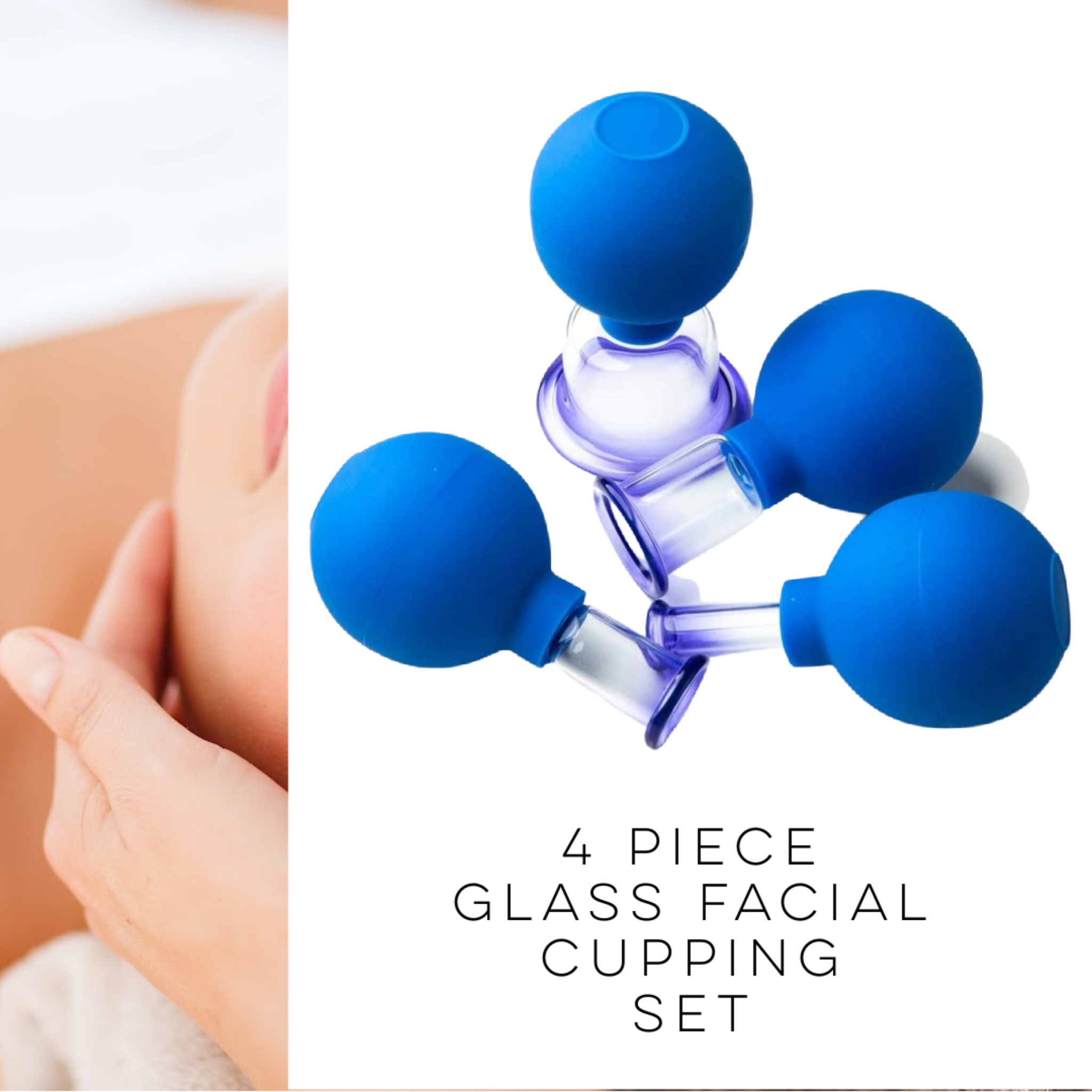Facial Cupping Set Glass