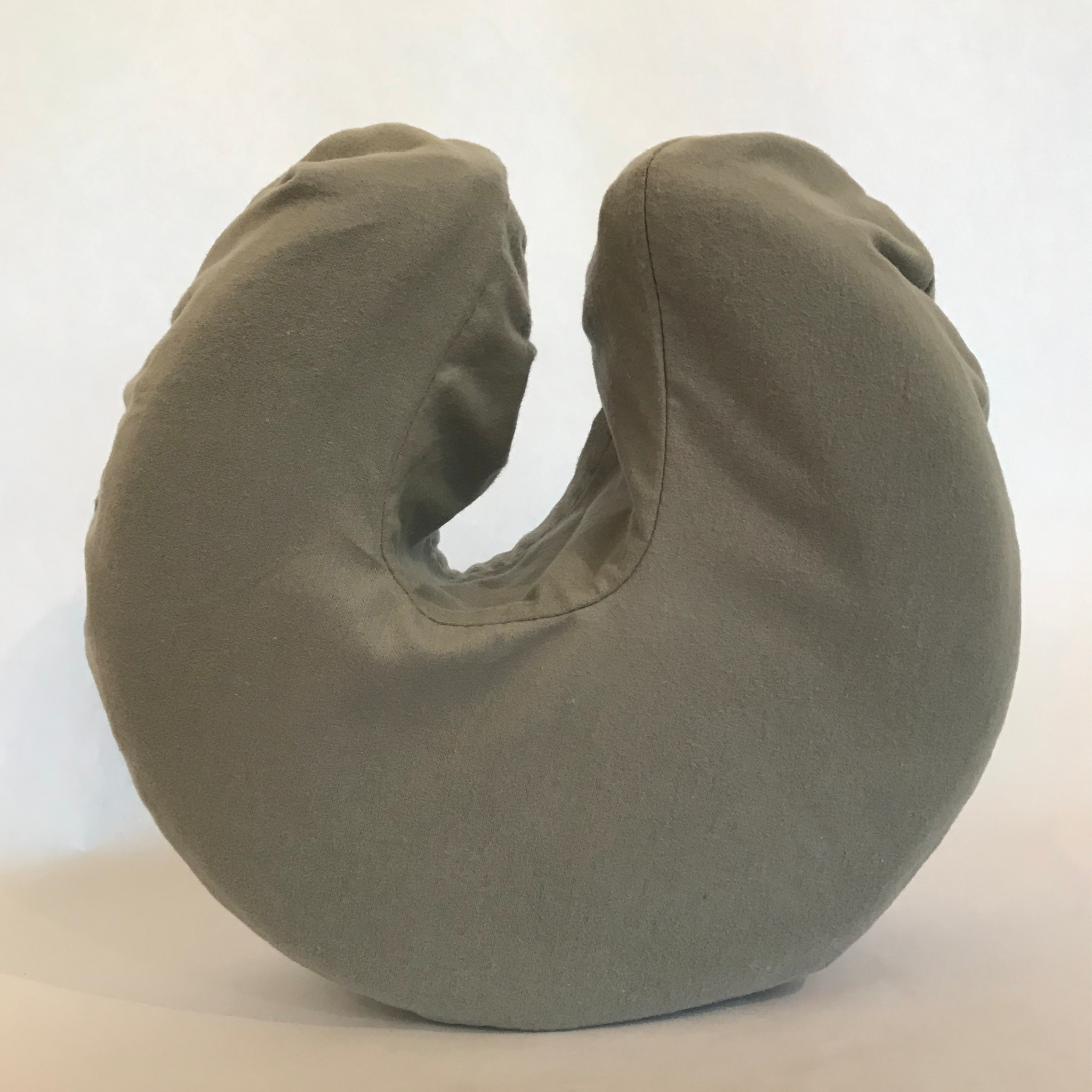 Flannel Fitted Face Rest Cover Gray