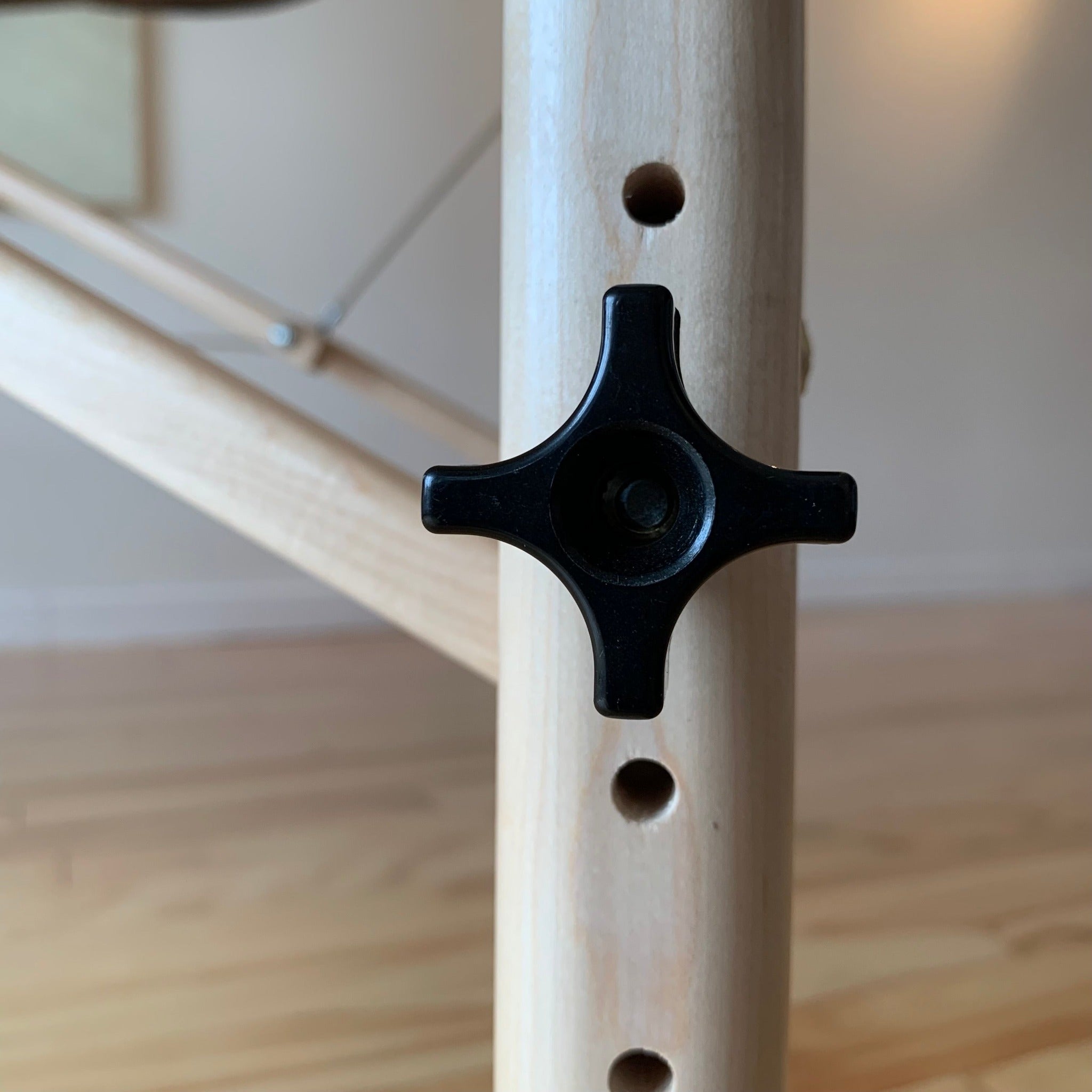 Bouton de remplacement pour pieds de table de massage portable - Noir