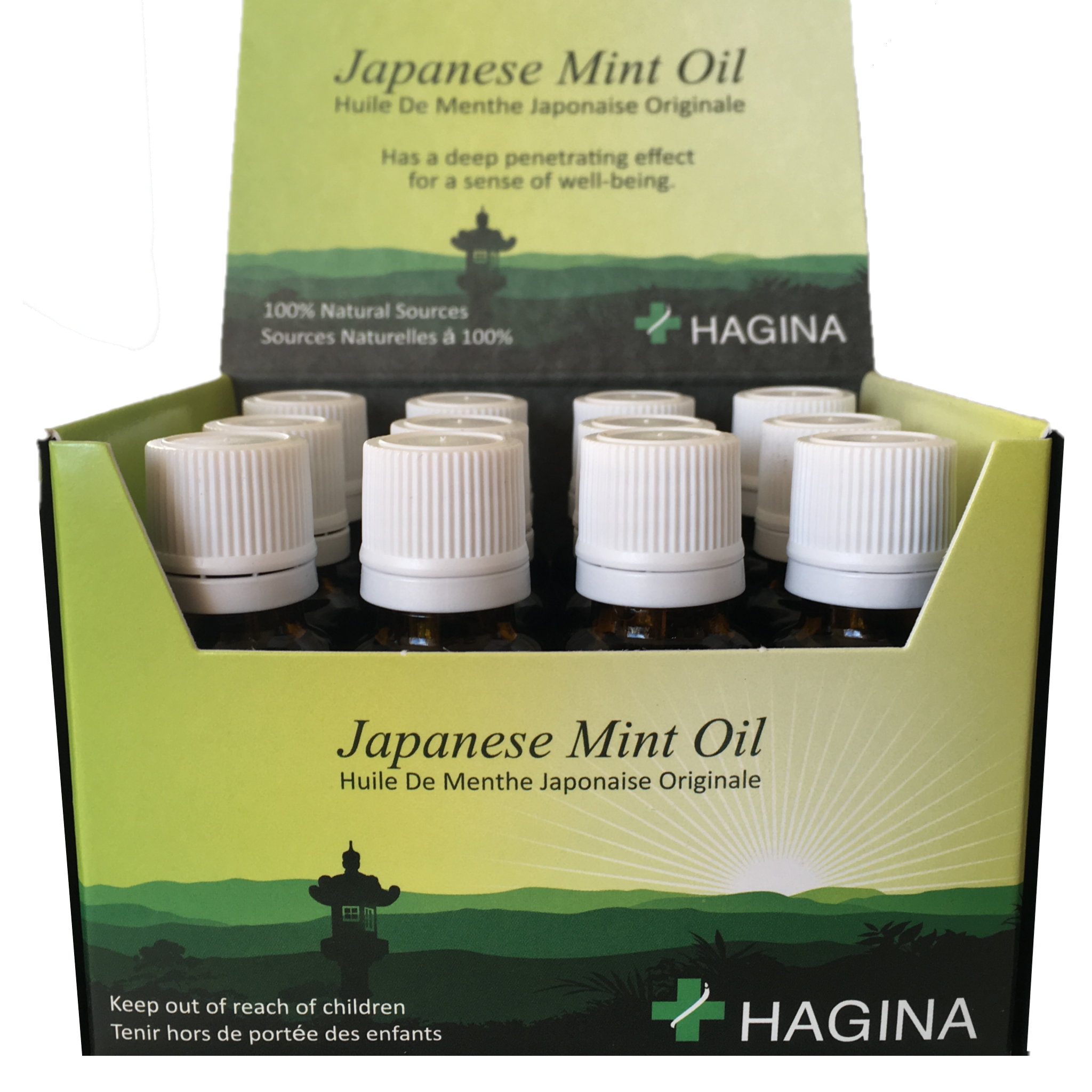 HAGINA Japanese Mint Oil - 12 x 20 ml.