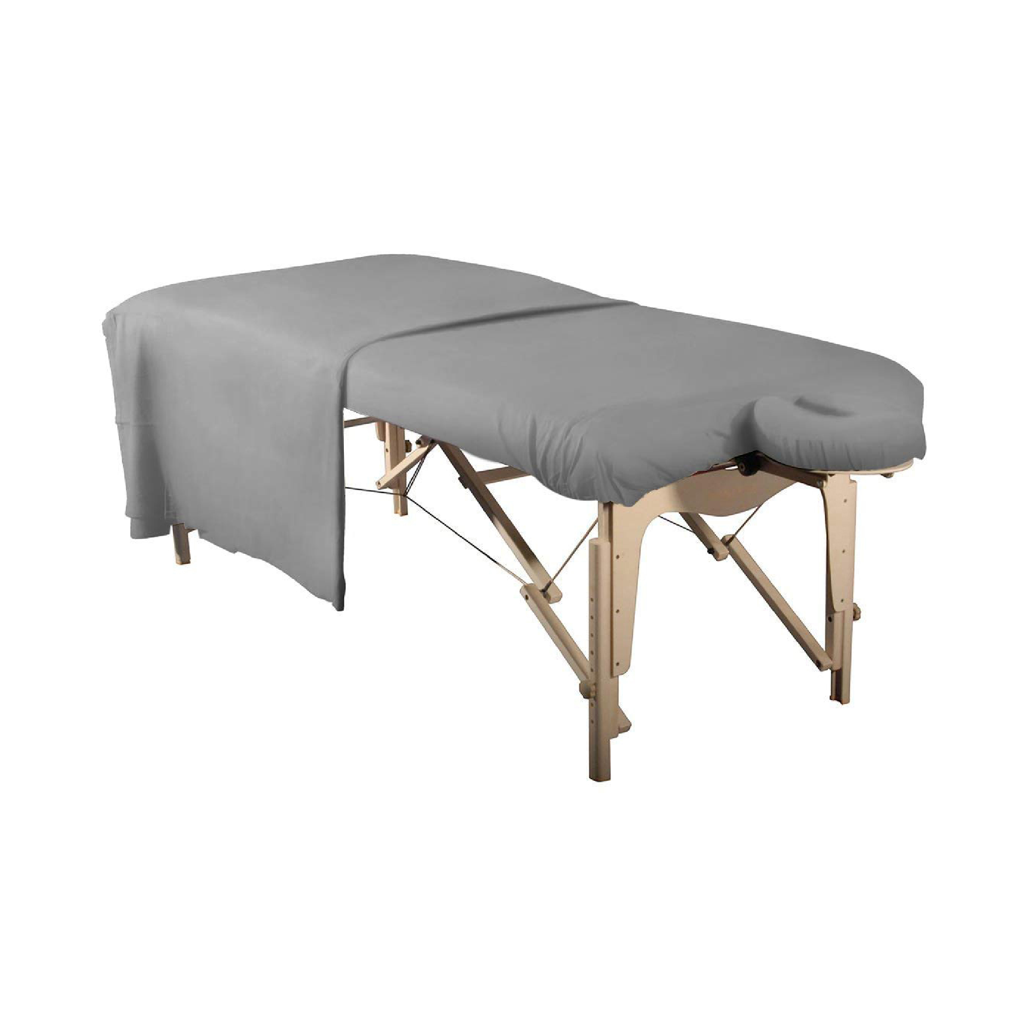 3 Piece Microfiber Sheet Set for Massage, Clinic & Spa 100% Polyester Grey