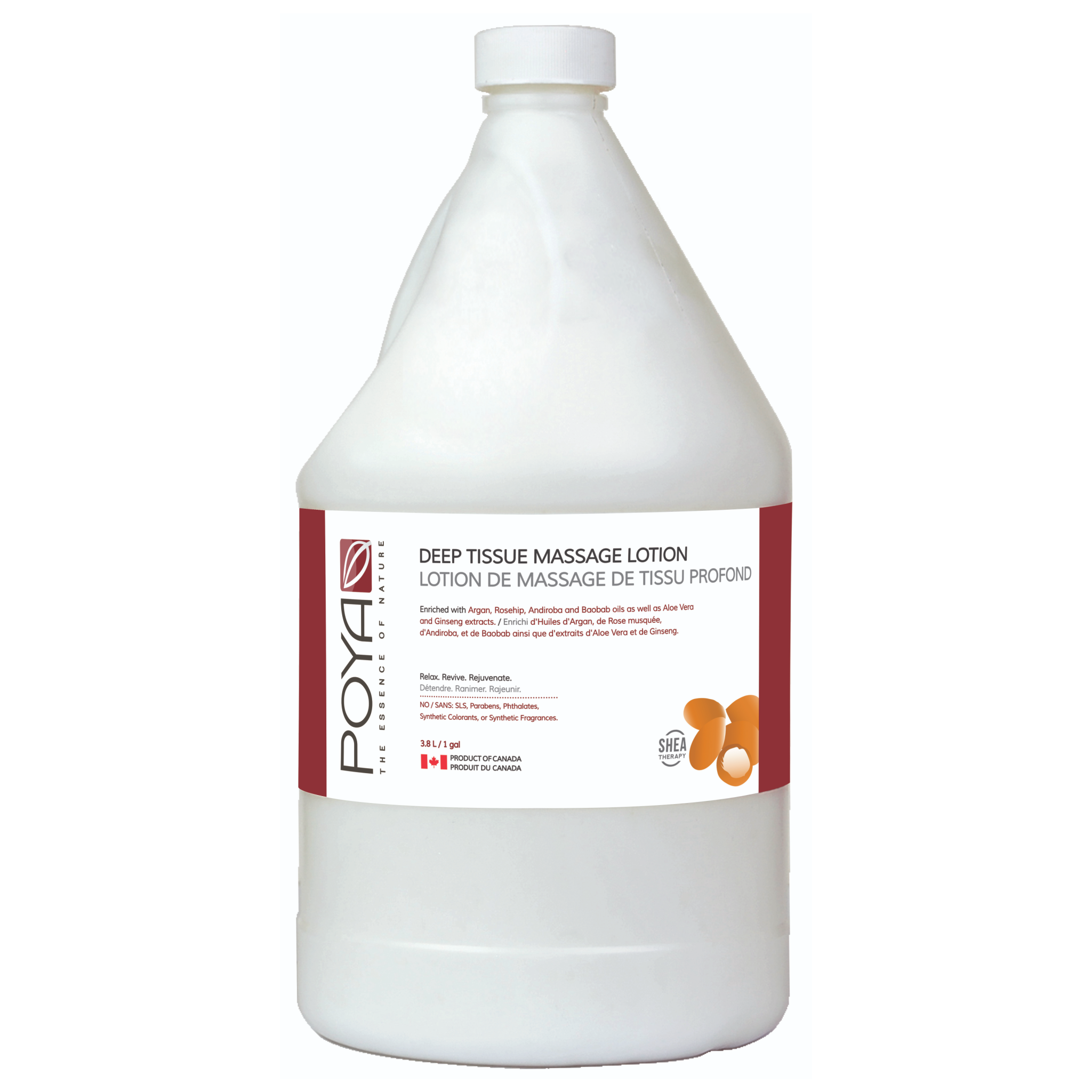 POYA Deep Tissue Massage Lotion 1 Gallon