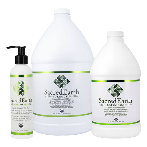 SacredEarth Botanicals Organic Massage Oil Blend