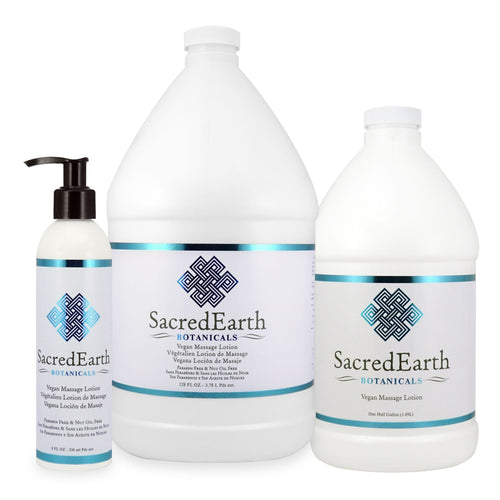 SacredEarth Botanicals Vegan Massage Lotion