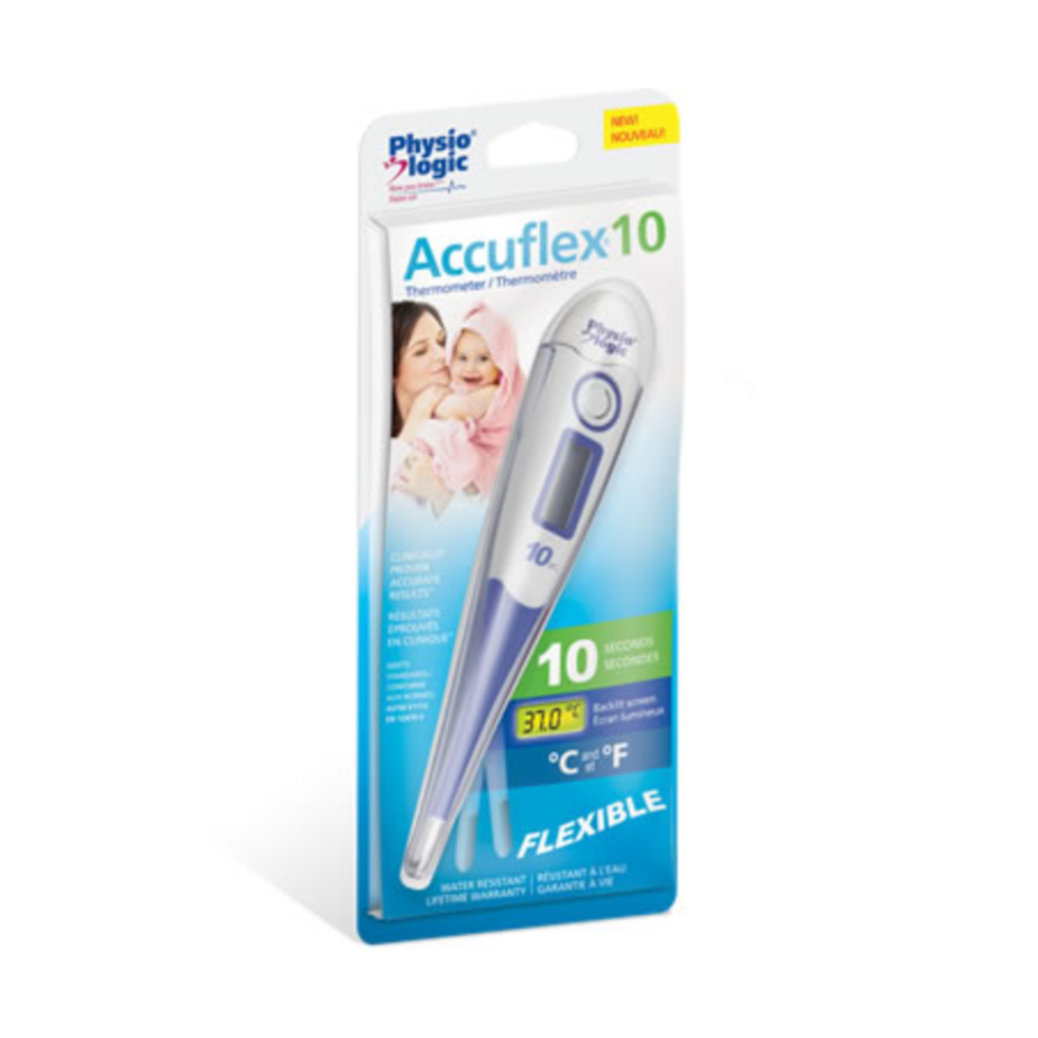 Physiologic Accuflex 10 Digital Thermometer - BPA Free