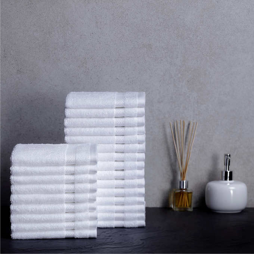 Face Cloths White 100% Cotton