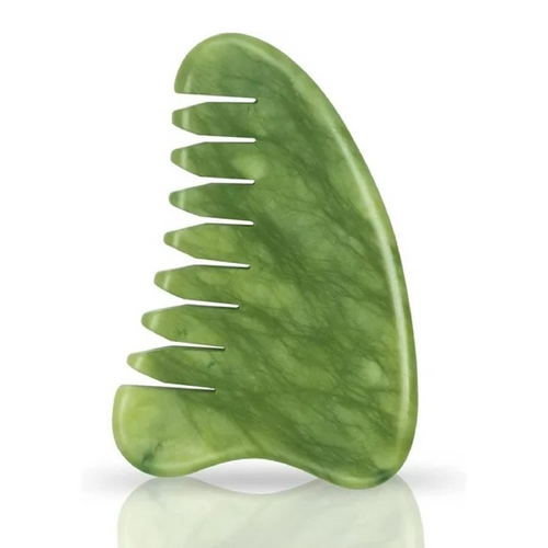 Jade Stone Comb for Scalp Massage