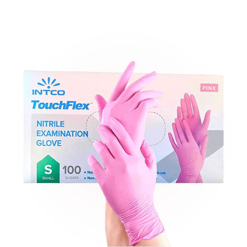 INTCO Touchflex Nitrile Exam Glove Pink