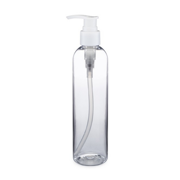 PET Plastic Pump Bottle Bullet 240 ml