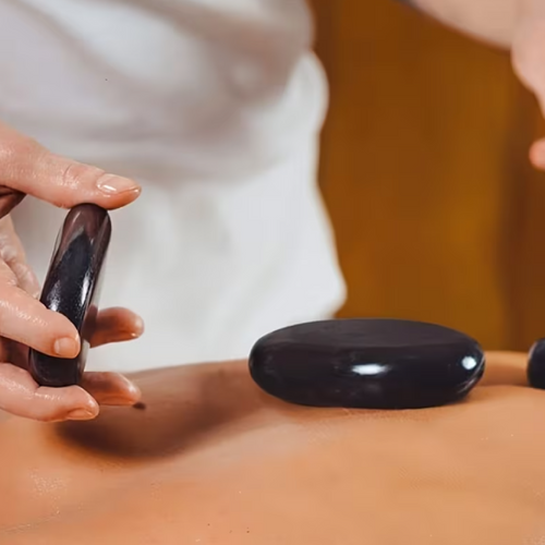 Basalt Massage Stone Set for Hot Stone Massage - Round