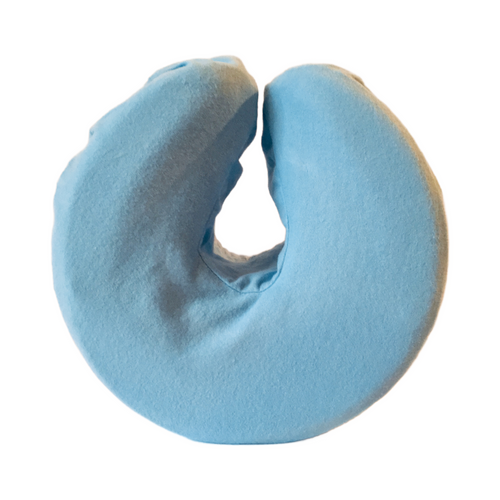 Flannel 100% Cotton Head Cradle Cover in Sky Blue