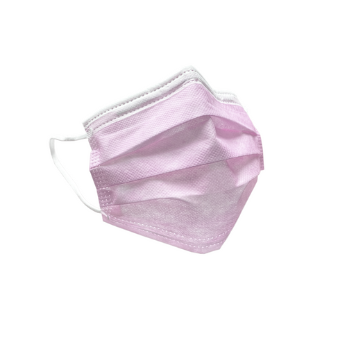 Face Mask - Surgical - ASTM Level 3 - Ear Loop - Pink