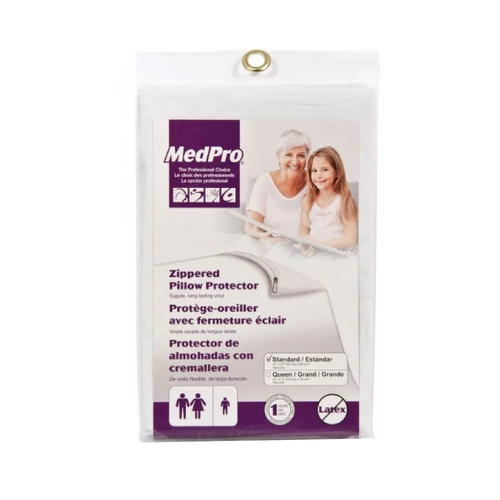 Zippered Vinyl Pillow Protector