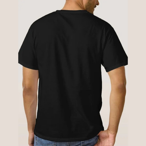 Black TShirt Running Human Skeleton