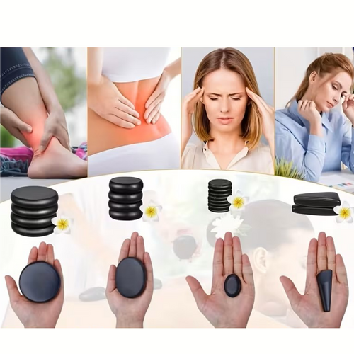 18 Piece Hot Stone Massage Set with Warming Case