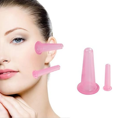 Silicone Facial Cupping Set - 4 Piece