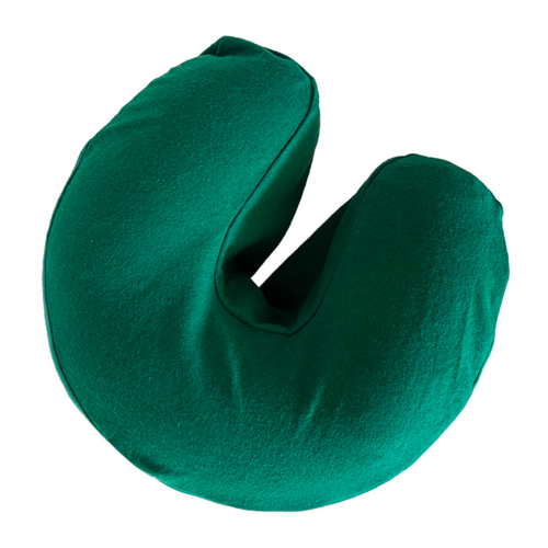 Flannel Fitted Face Rest Cover in Forest Green