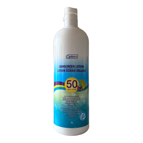 Options+ Sunscreen Lotion 1 Litre SPF 50