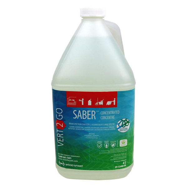 Saber Vert2Go Concentrate Hard Surface Disinfectant 4 L