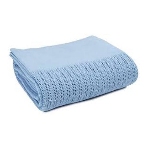 Blue Hospital Thermal Blanket for Spas, Clinics & Health Care Settings