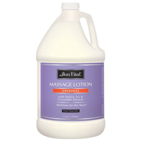 Bon Vital Original Massage Lotion 1 Gallon with Arnica, Ivy and Cucumber Extracts